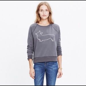 Madewell corgi sweatshirt